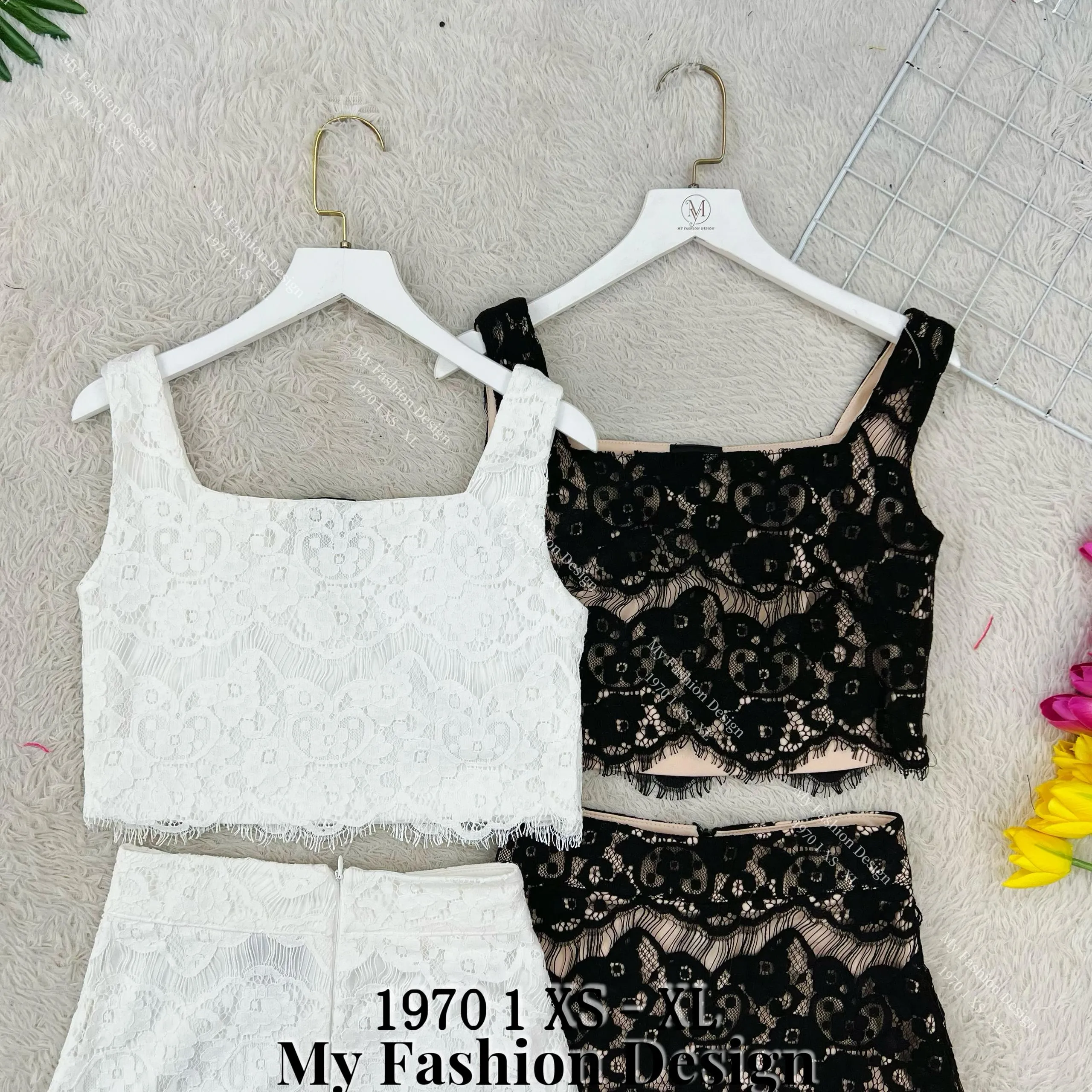 🧨黑卡独家爆款🧨高品质气质款蕾丝套装 上衣 ➕ 裙子 RM109 Only🌸（1-O3）