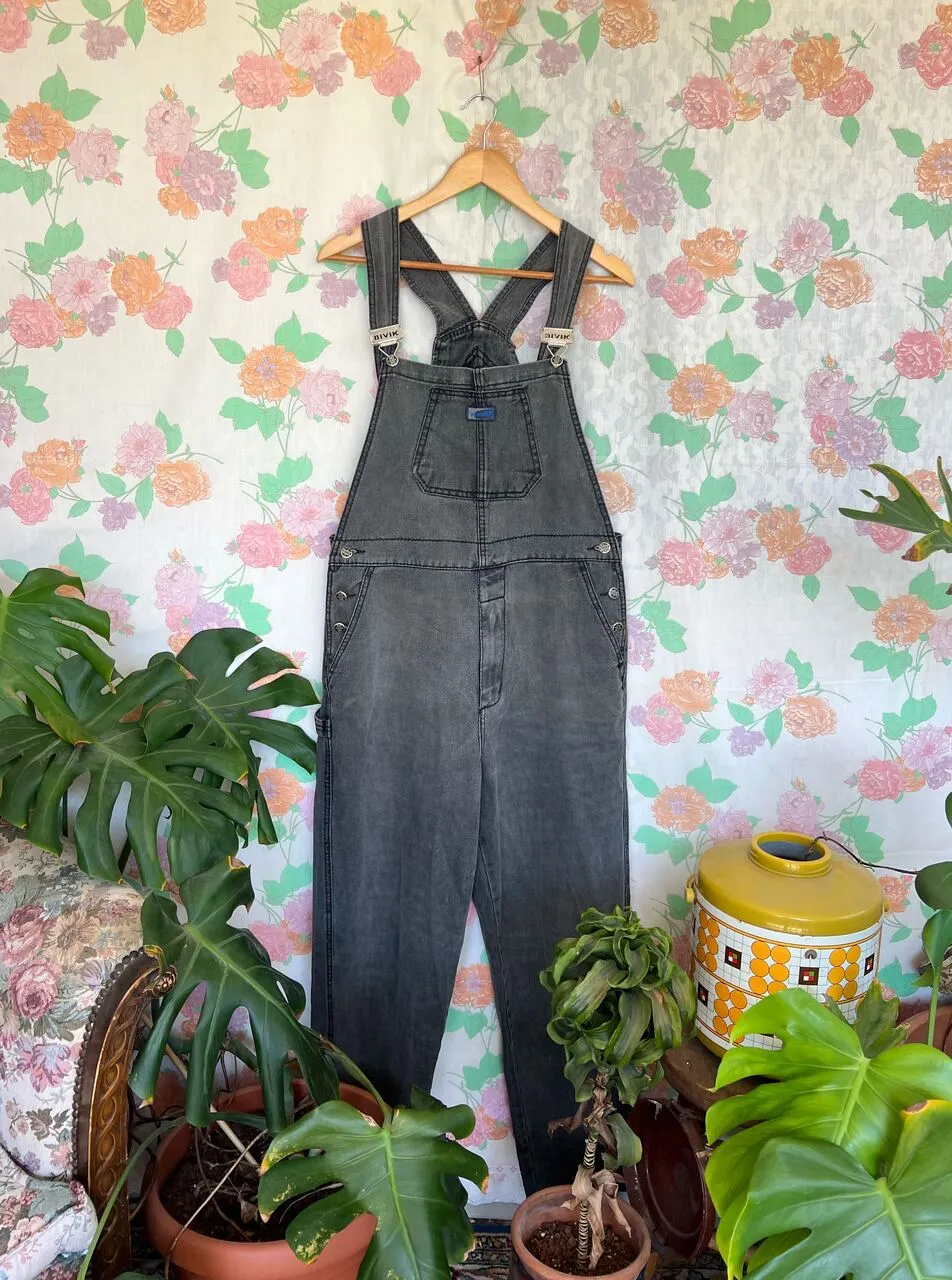 90's Bivik Baggy Denim Overall