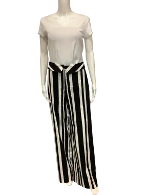 Alice   Olivia Women's Fold Over Pant Stripe Size: 6 W/Tags