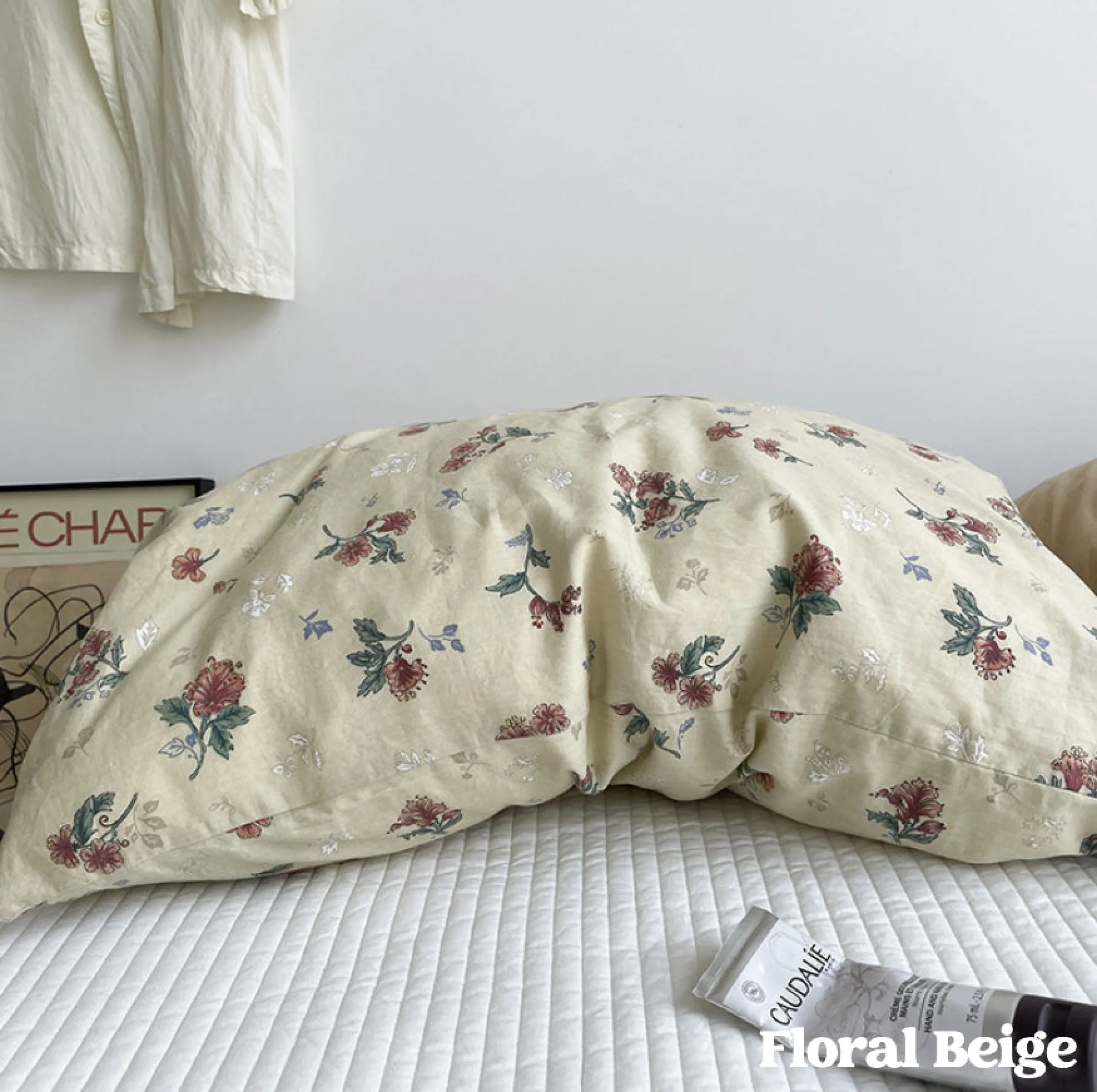 Assorted Washed Cotton Pillowcases / Teddy White