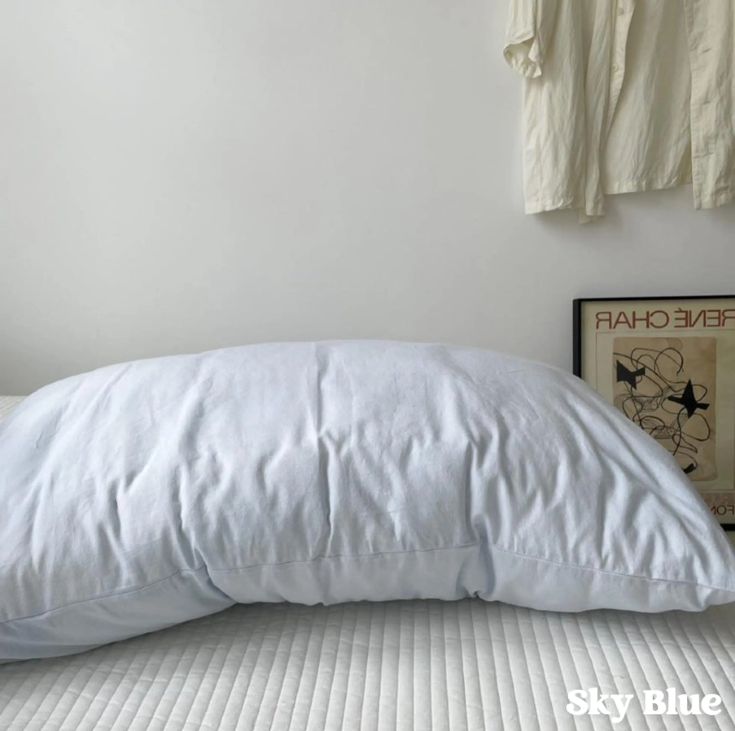 Assorted Washed Cotton Pillowcases / Teddy White