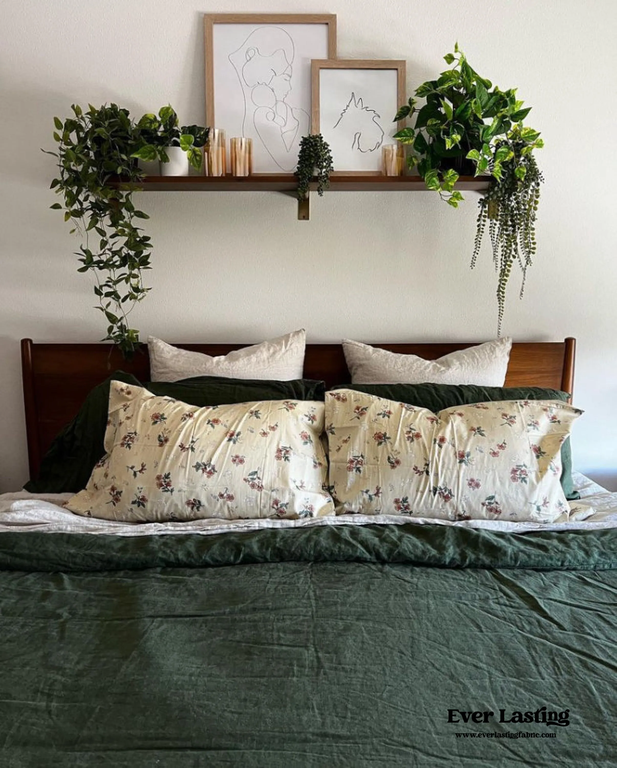 Assorted Washed Cotton Pillowcases / Teddy White