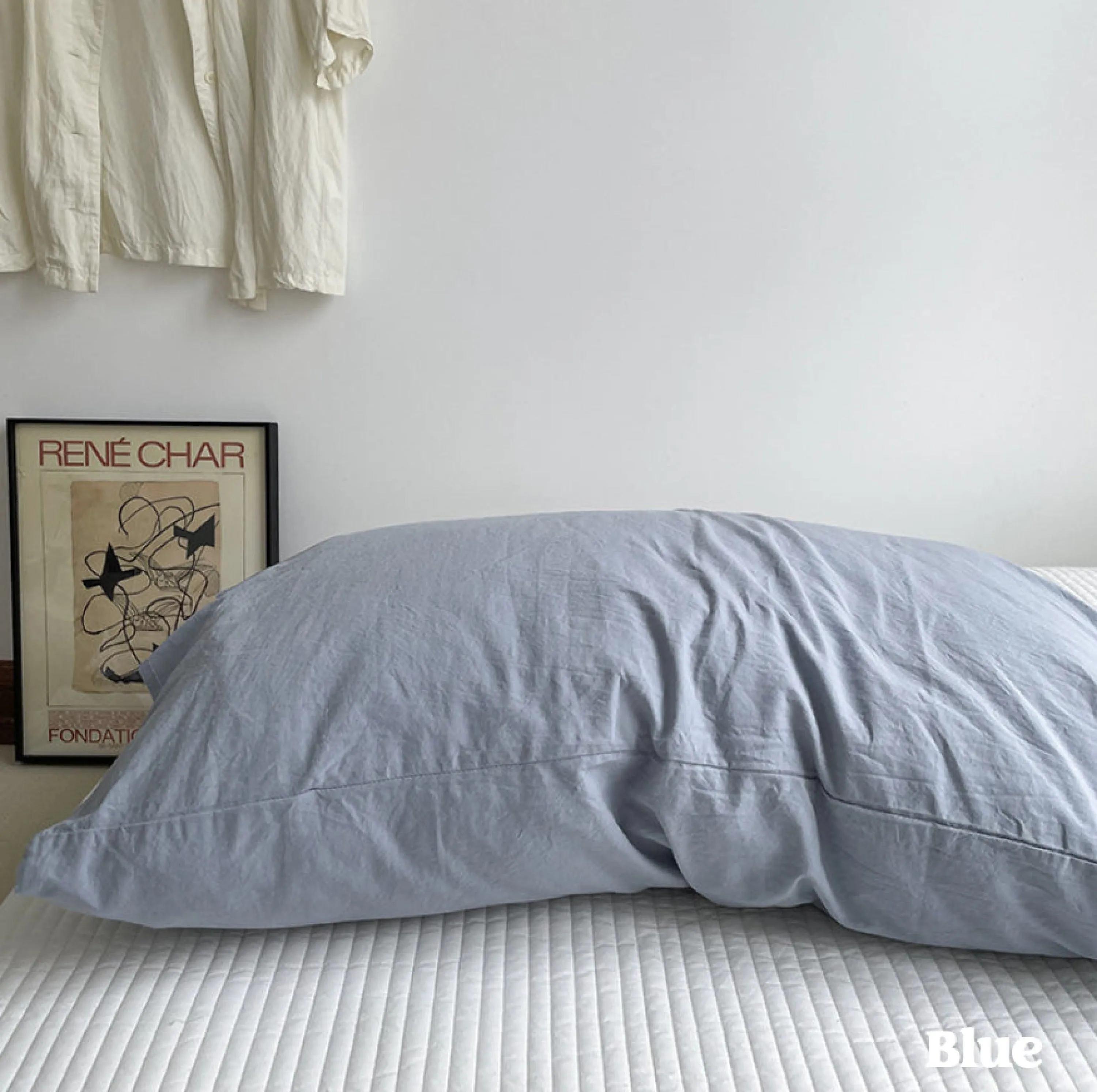 Assorted Washed Cotton Pillowcases / Teddy White