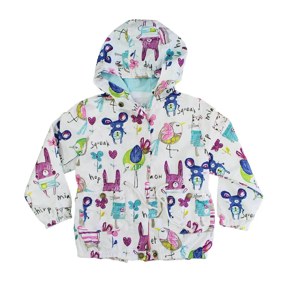 Autumn Outerwear Graffiti Jackets For Girls - Free Shipping to N.A.
