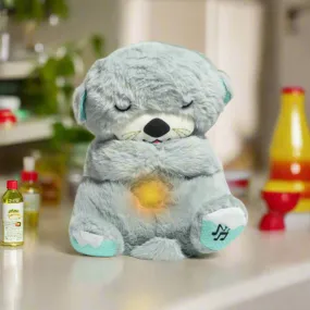 Breathing Teddy - Glowing Music for Baby Sensory Sleep Lights Rhythmic Soft Kids Toy ( Random colours will be sent)