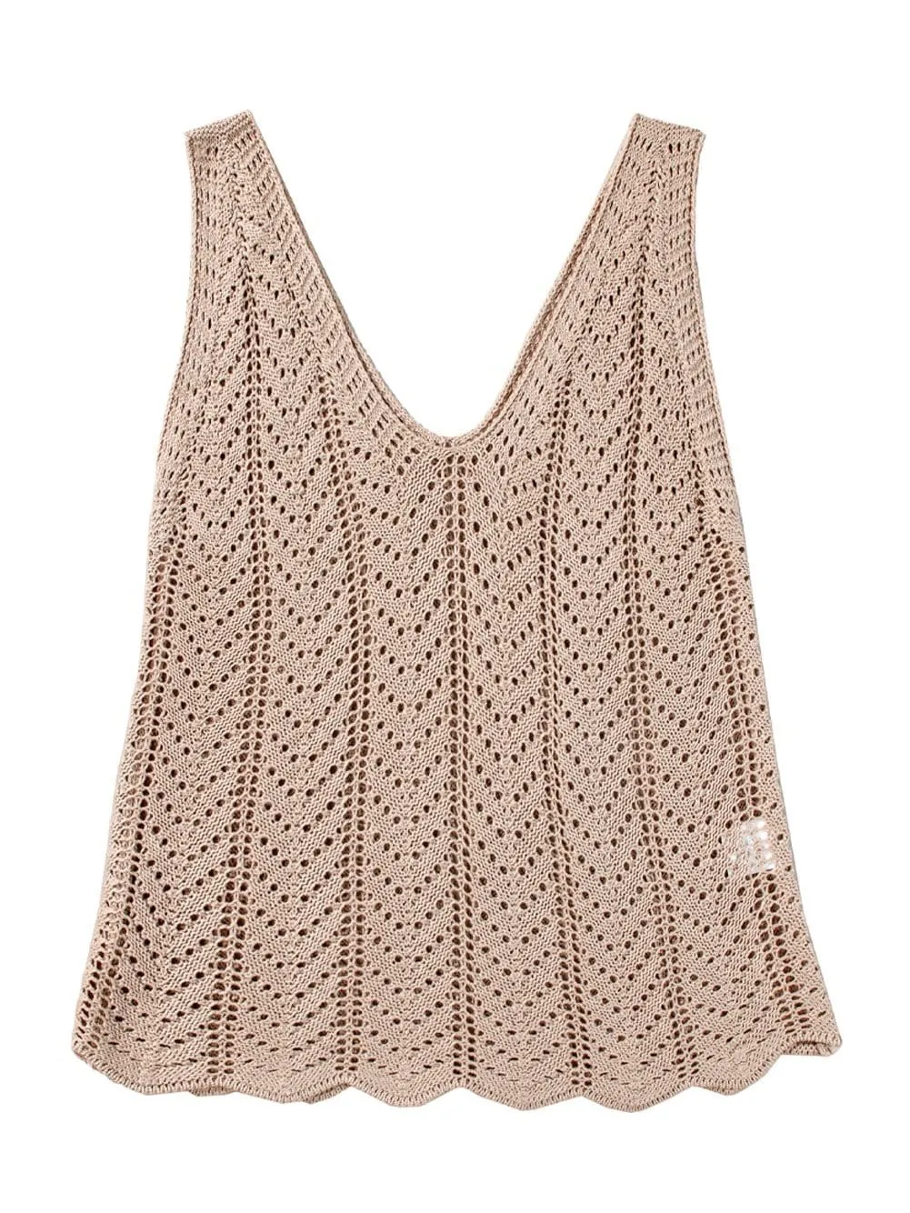 Casual Crochet Vest