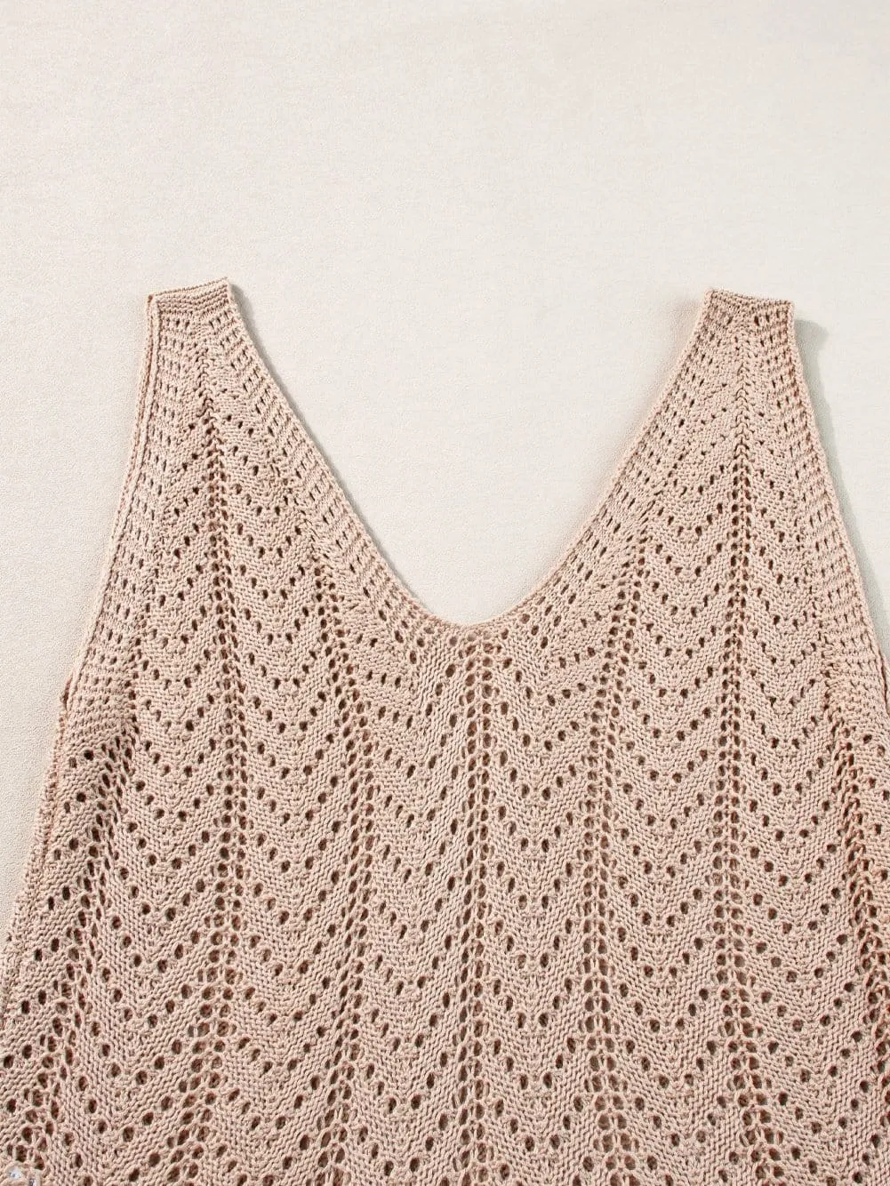 Casual Crochet Vest