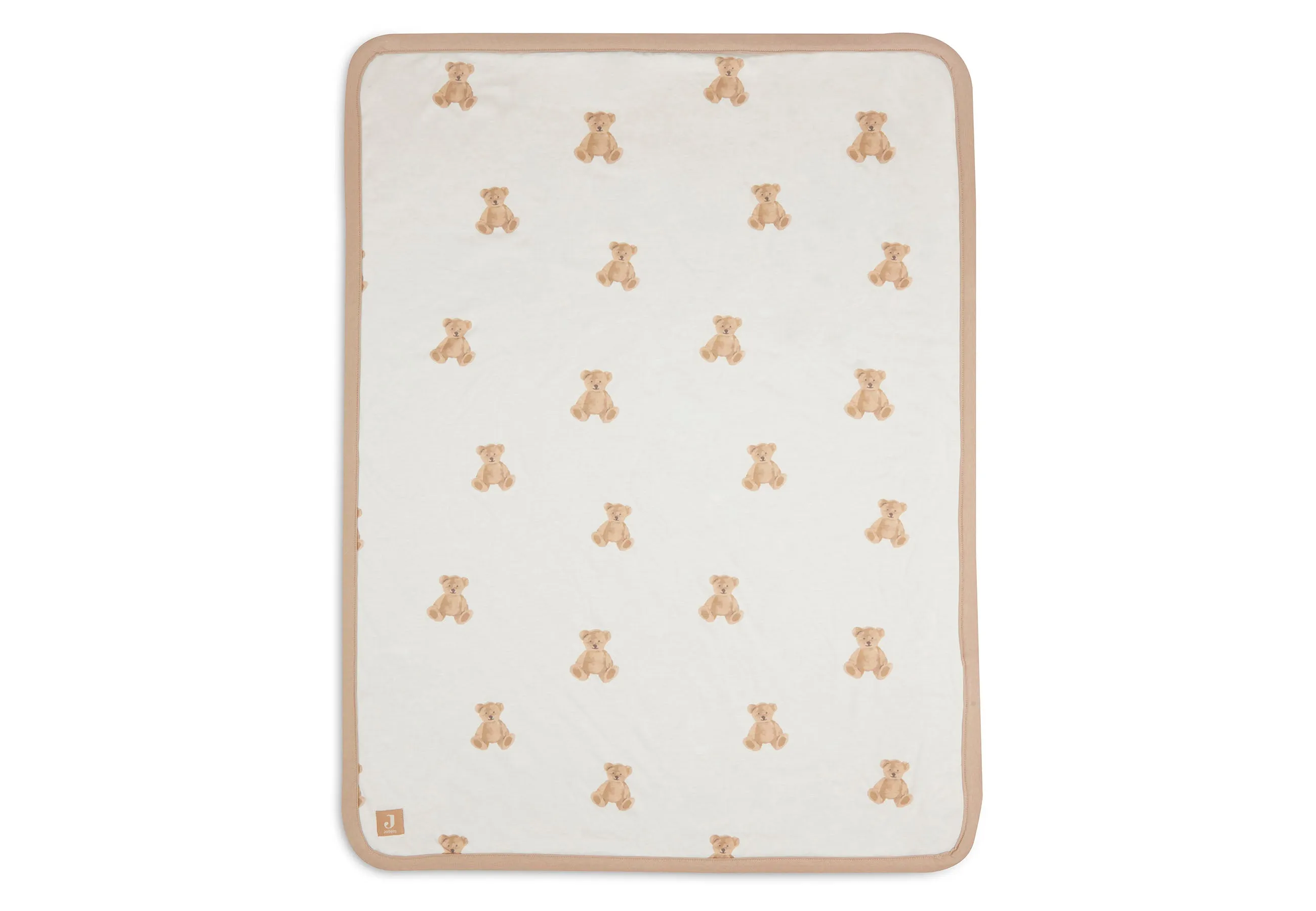 Deken Wieg Jersey 75x100cm - Teddy Bear