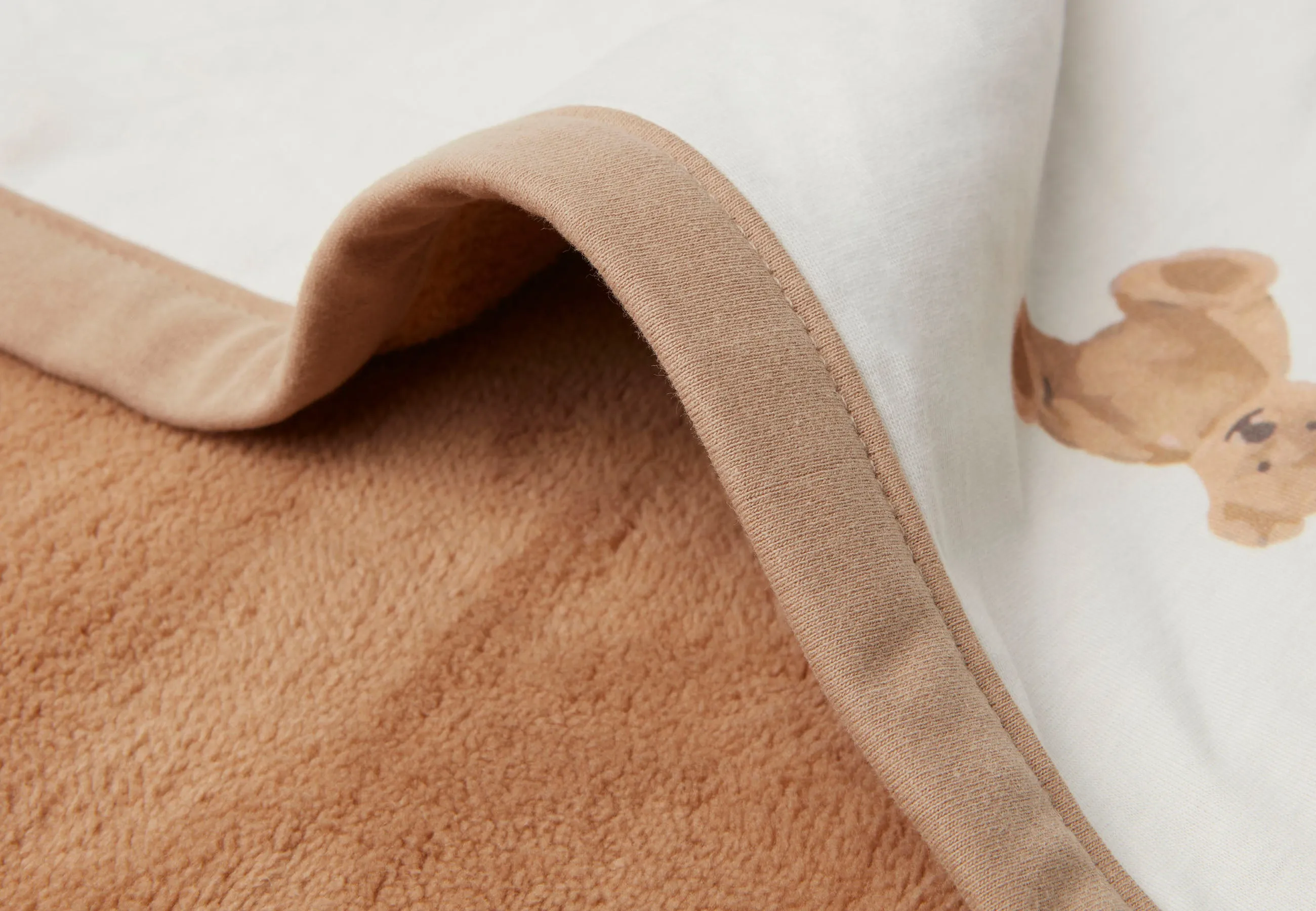 Deken Wieg Jersey 75x100cm - Teddy Bear