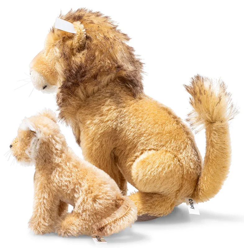 Disney Mufasa & Simba 30th Anniversary set by Steiff - 17cm & 11cm