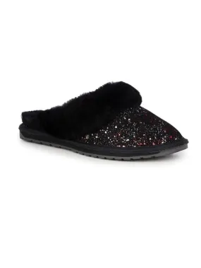 Emu Australia T Jolie Galaxy Sheepskin Slippers Black W12588