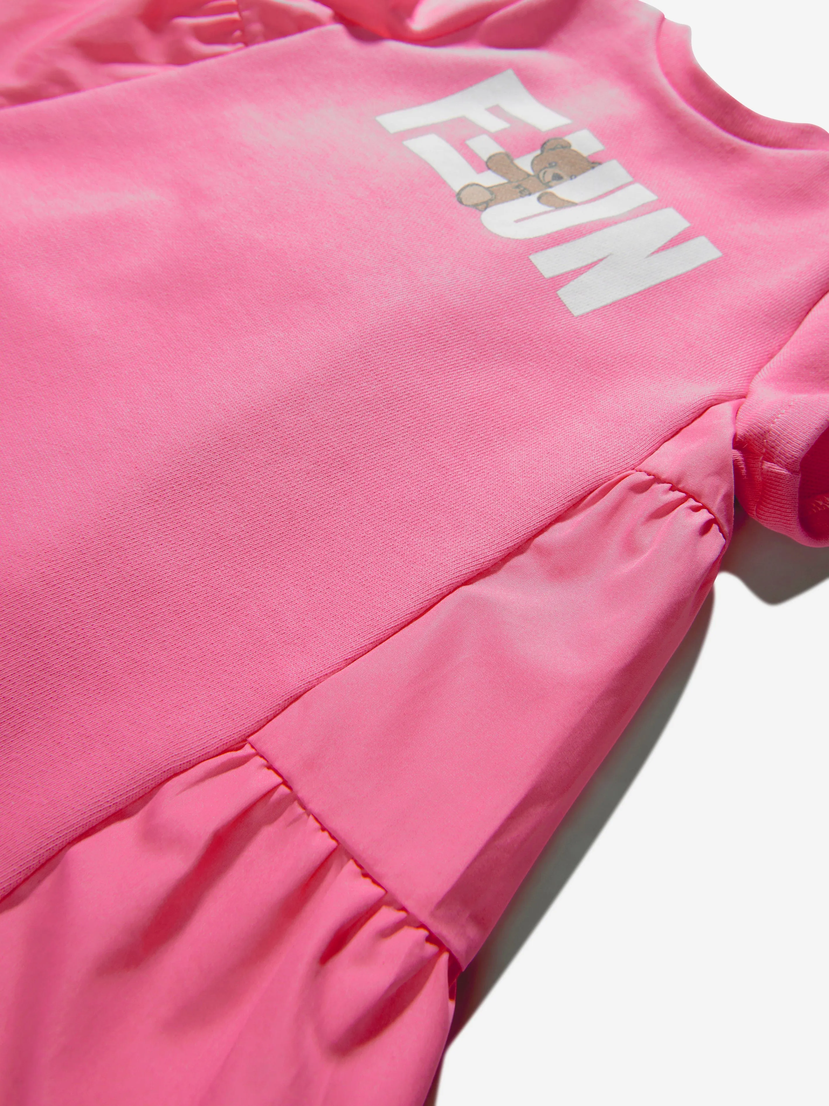 Fendi Baby Girls Cotton Fun Teddy Bear Dress