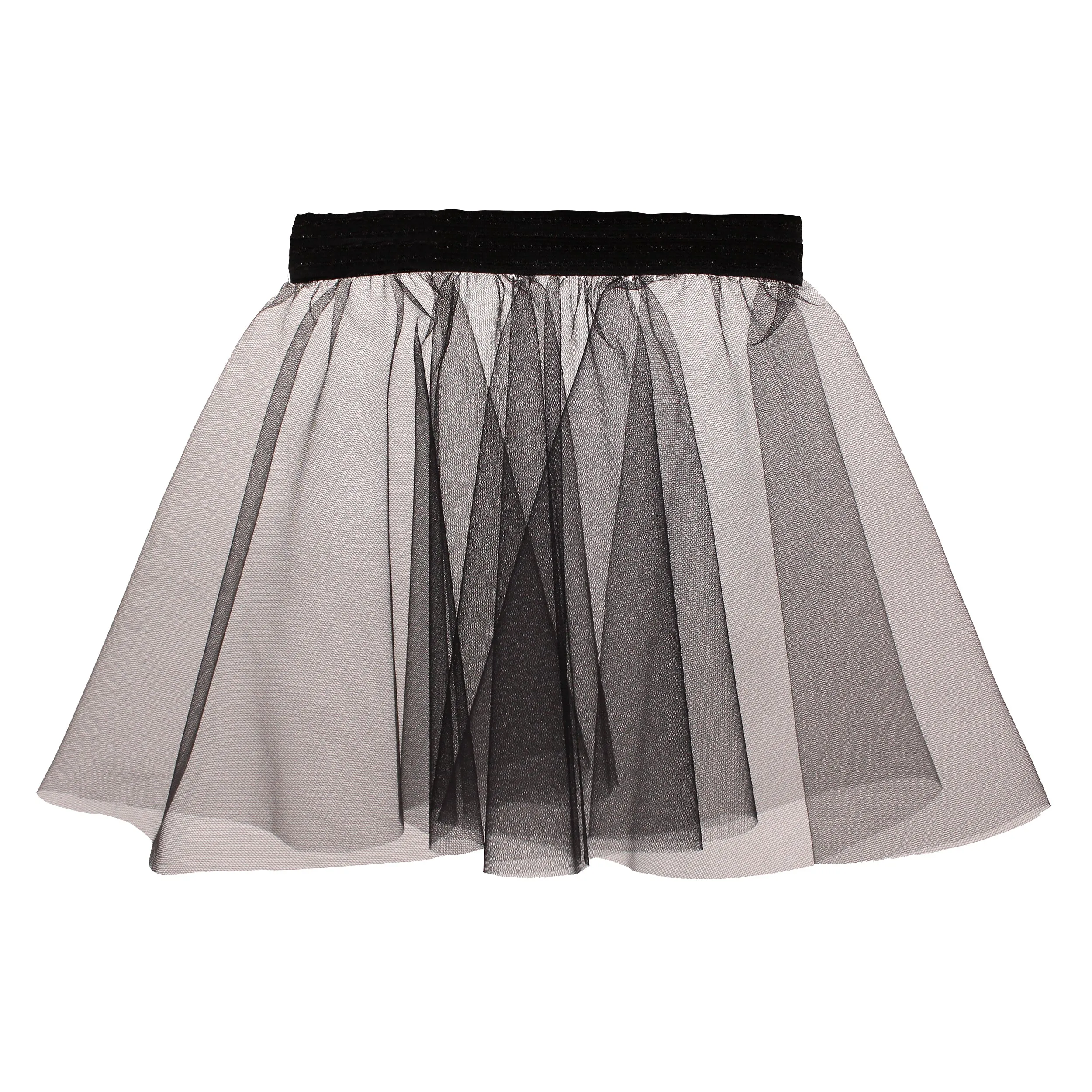 Gaya Lab Anthracite-Silver Knit / Tulle Adele Dress