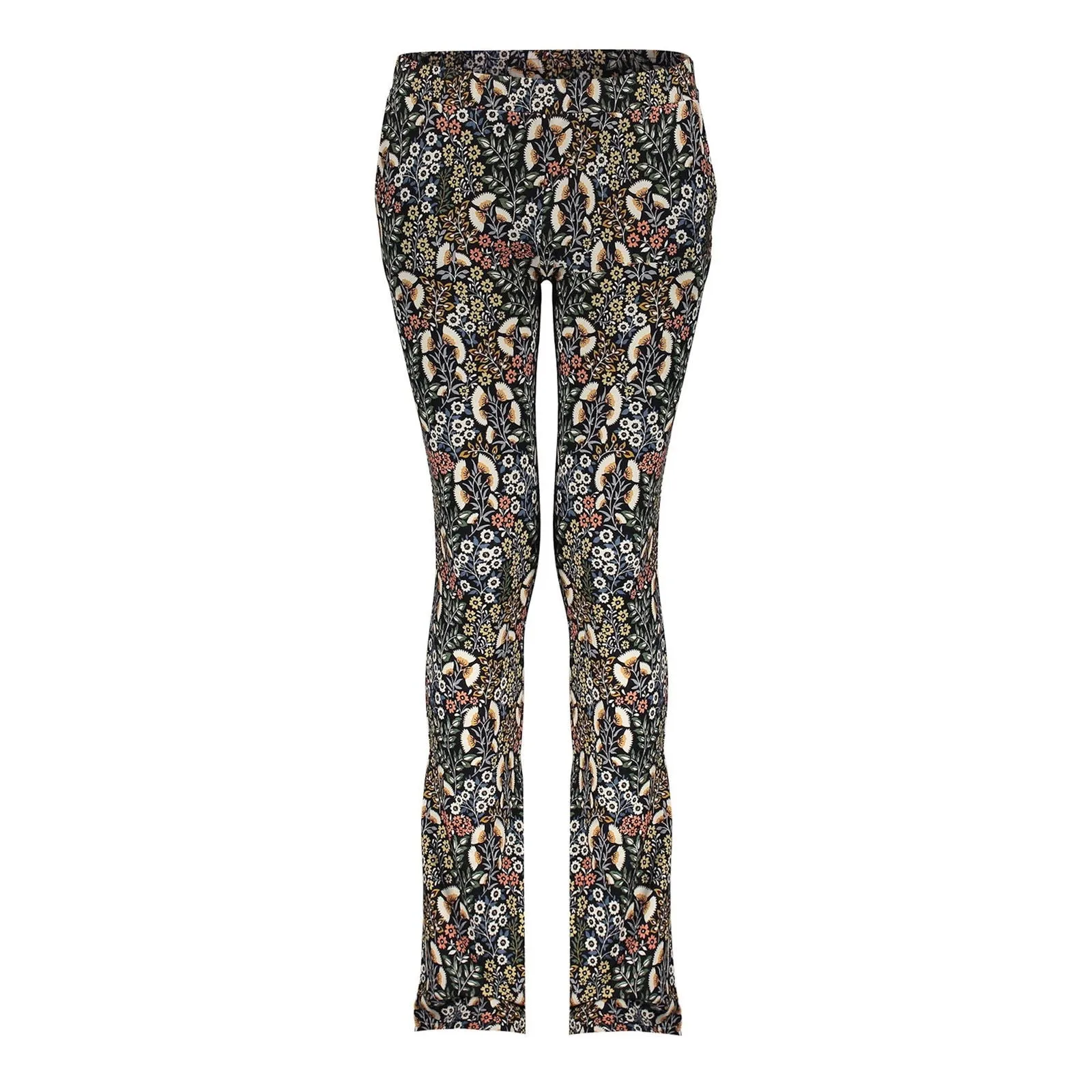 Geisha Pants flared flowers