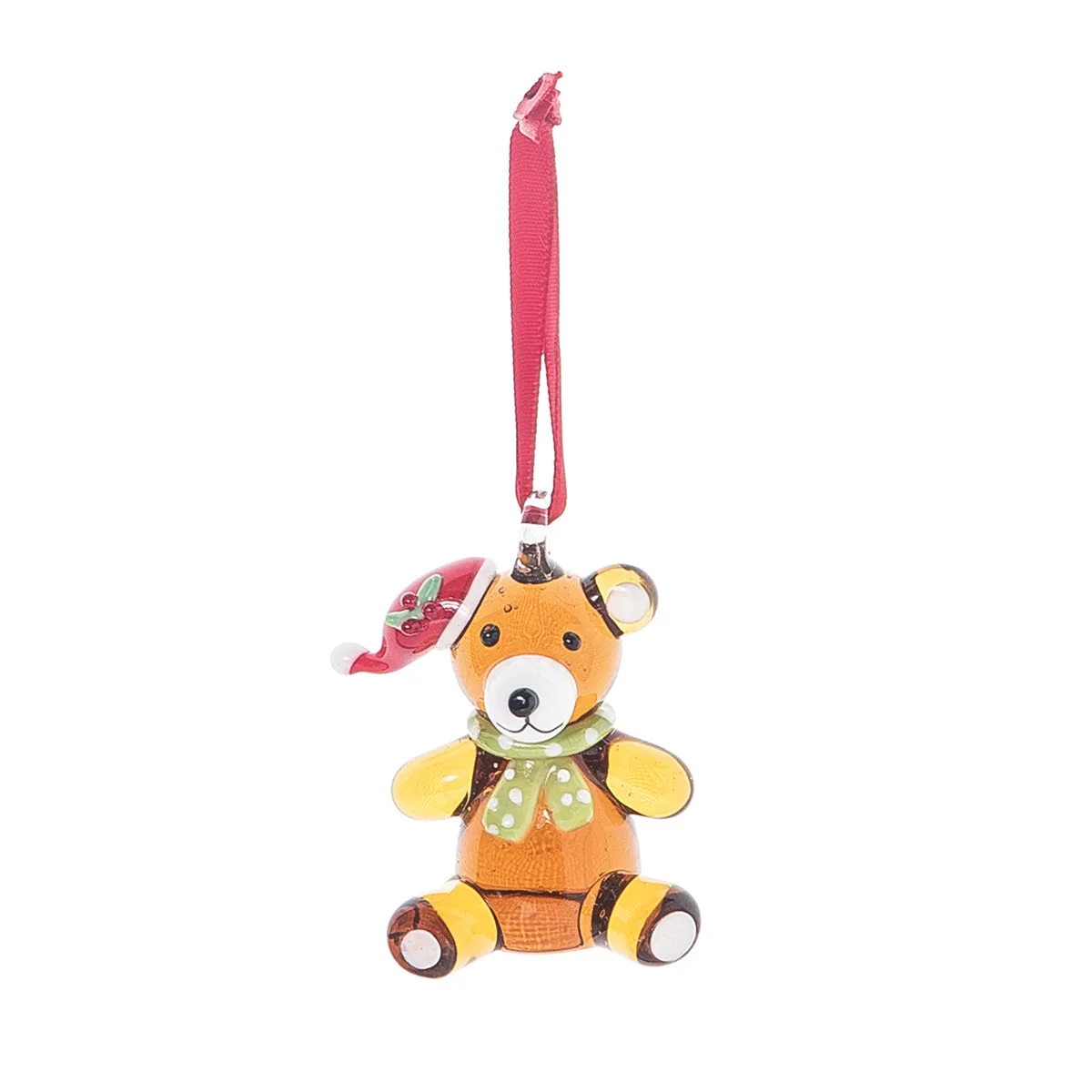 Glass Bear Ornament