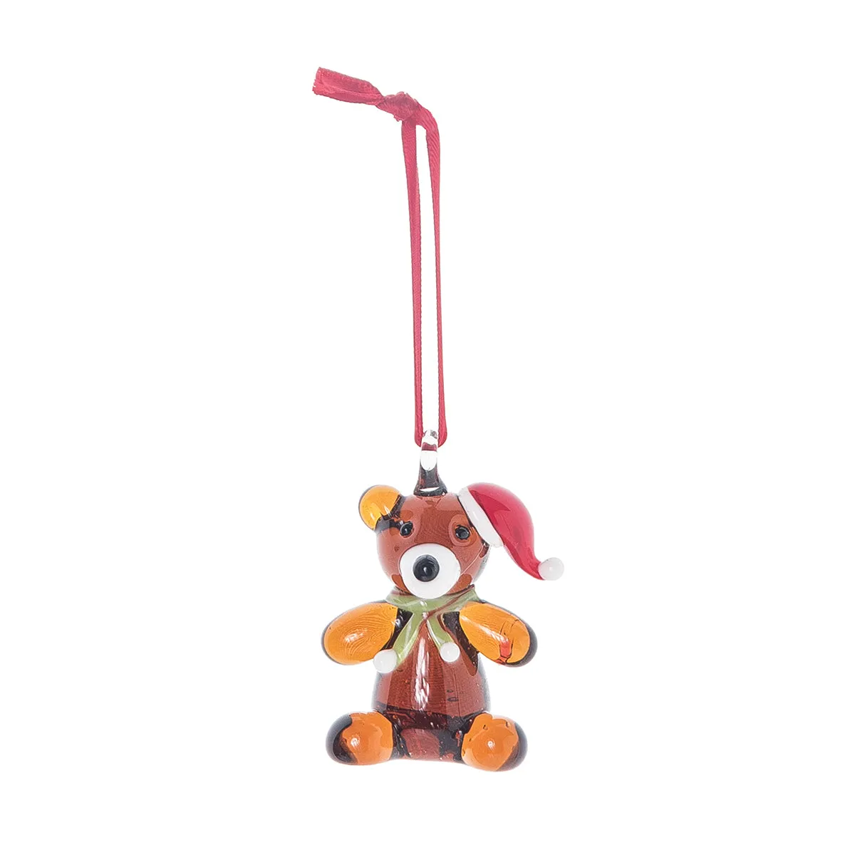 Glass Brown Bear Ornament