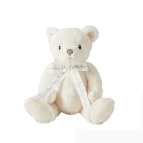 I Love You Very Much Bear - Cream