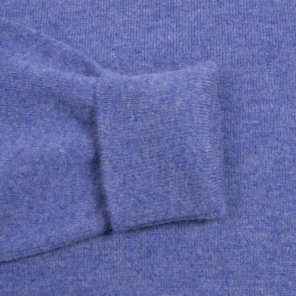 Lapis Blue Chatsworth 2ply V-Neck Cashmere Sweater