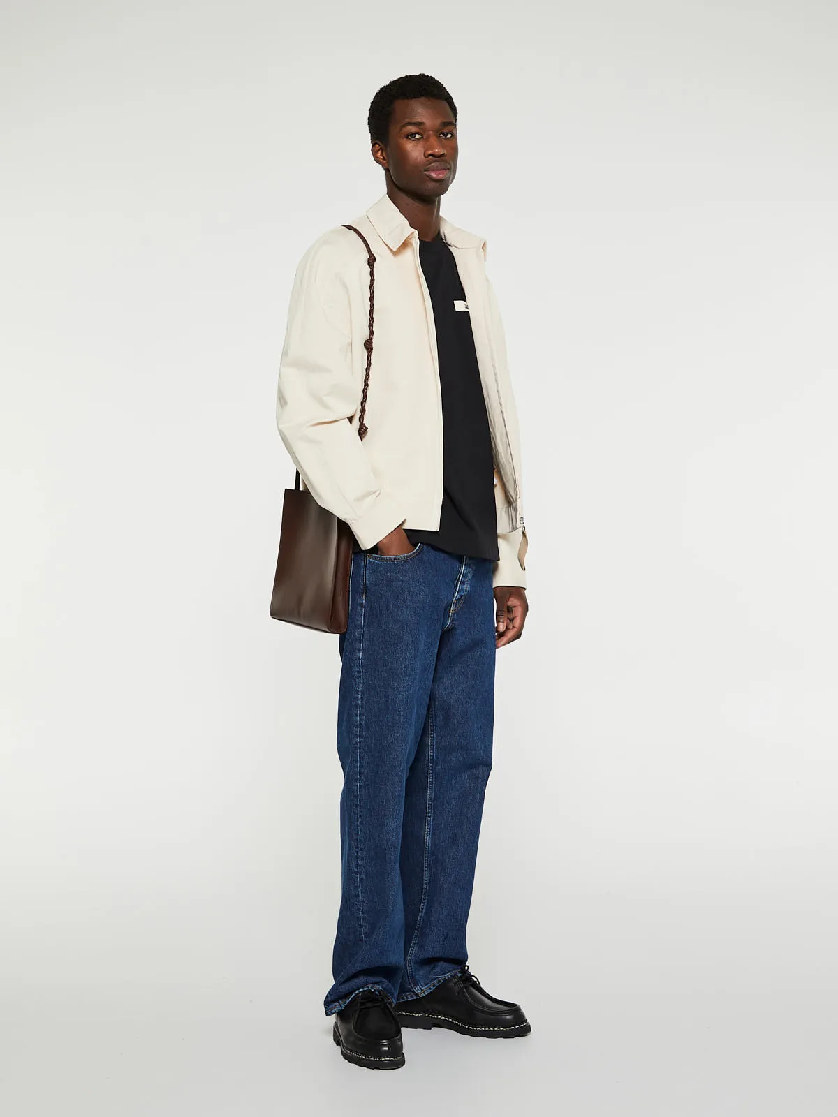 Le T-Shirt Gros Grain T-Shirt in Black