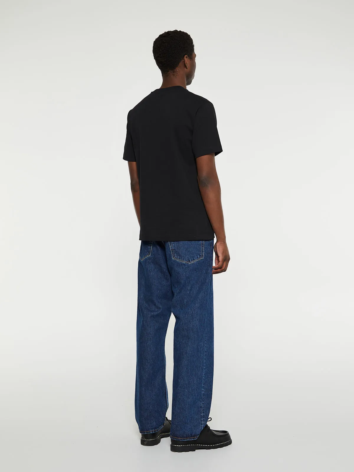 Le T-Shirt Gros Grain T-Shirt in Black