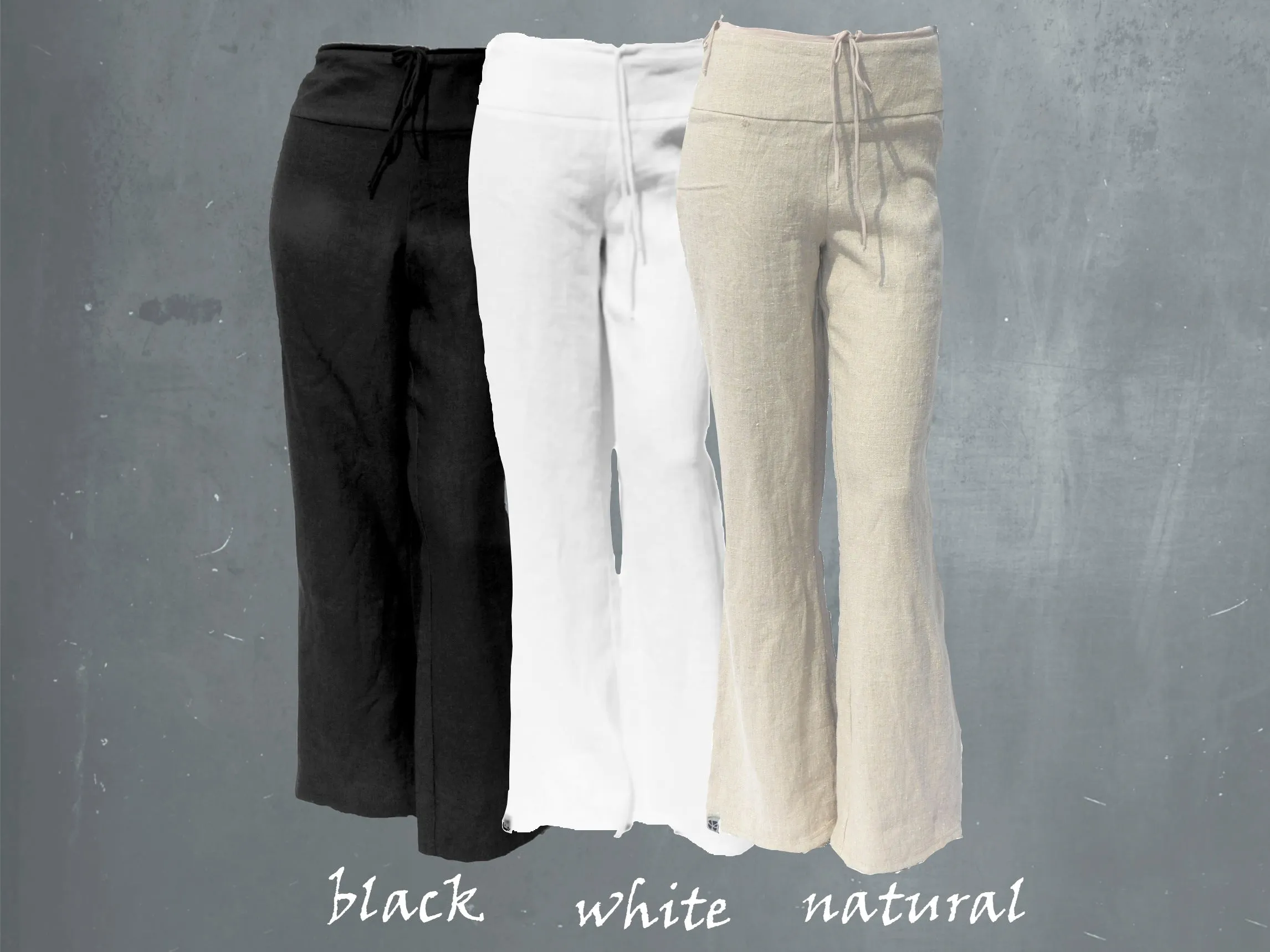 linnen broek "flared leg" / linen pants flared leg