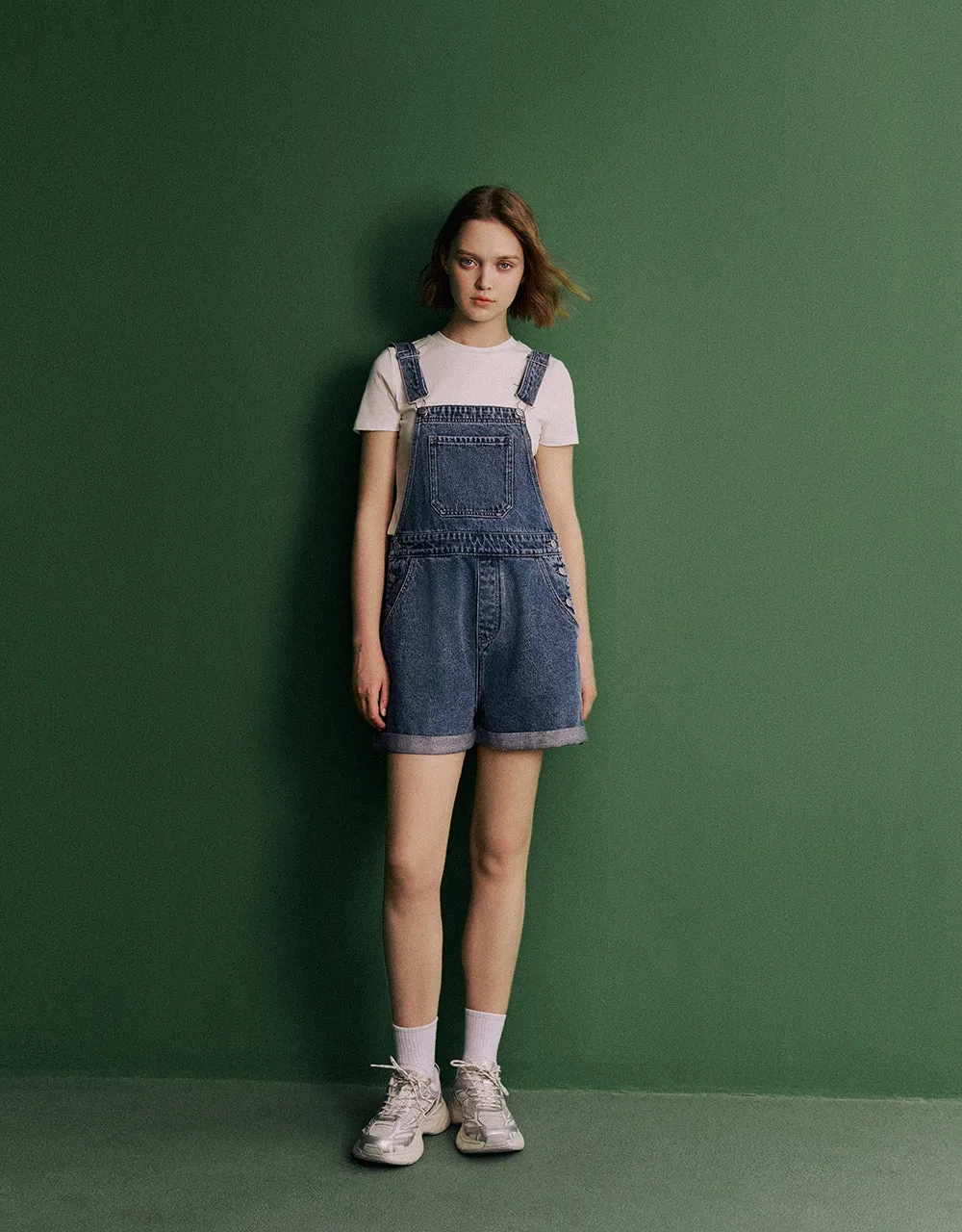 Loose Denim Overall