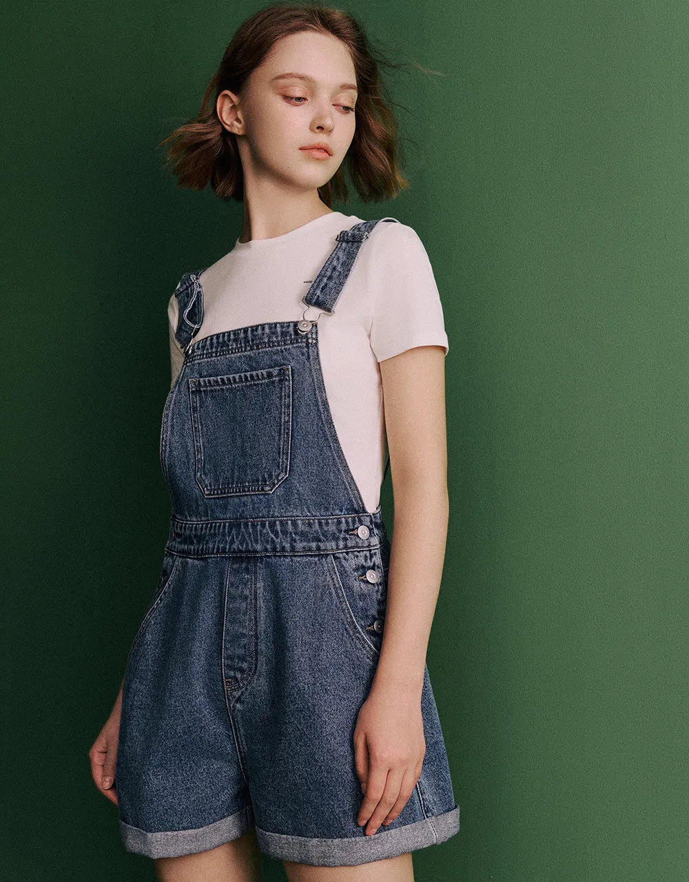 Loose Denim Overall