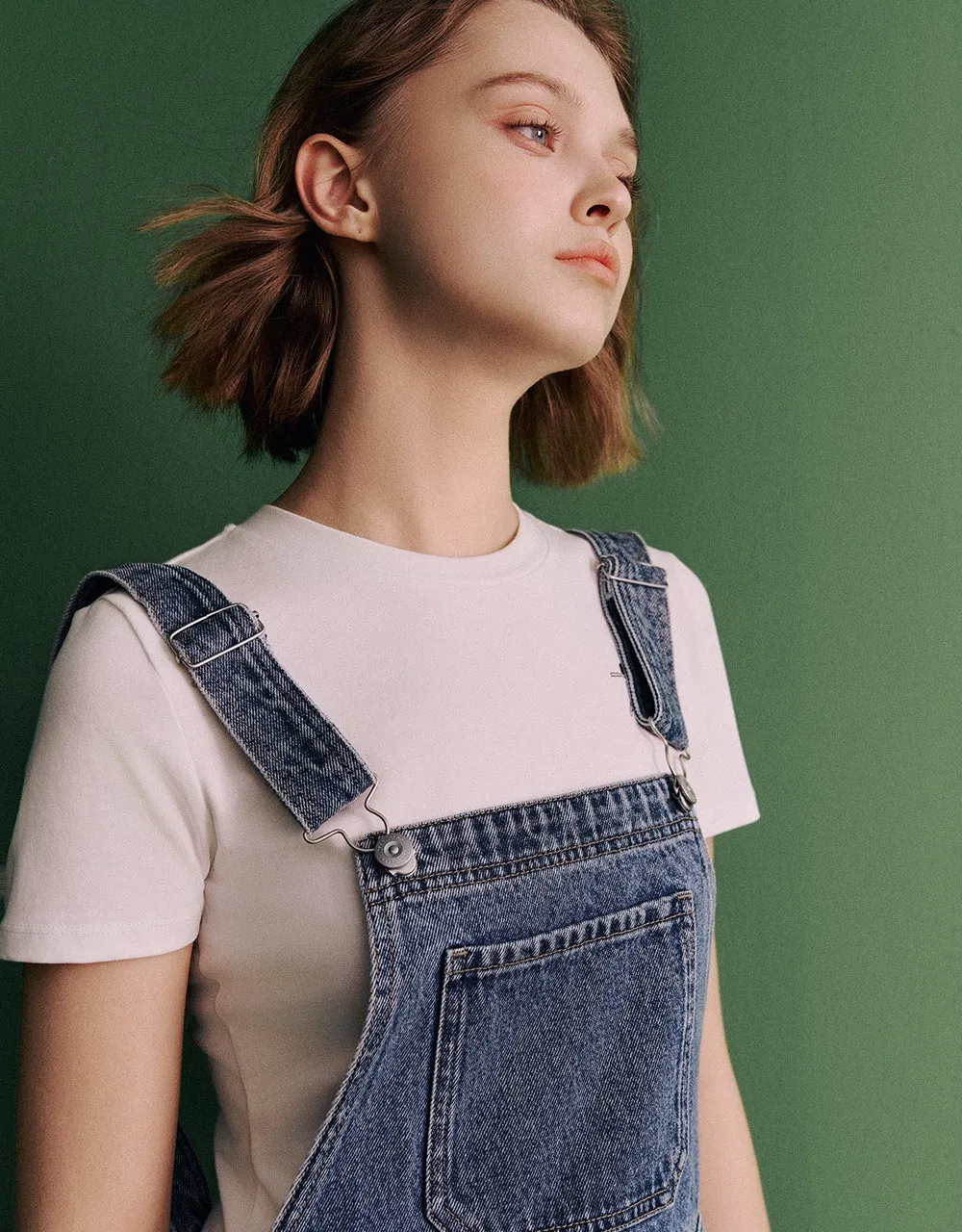 Loose Denim Overall