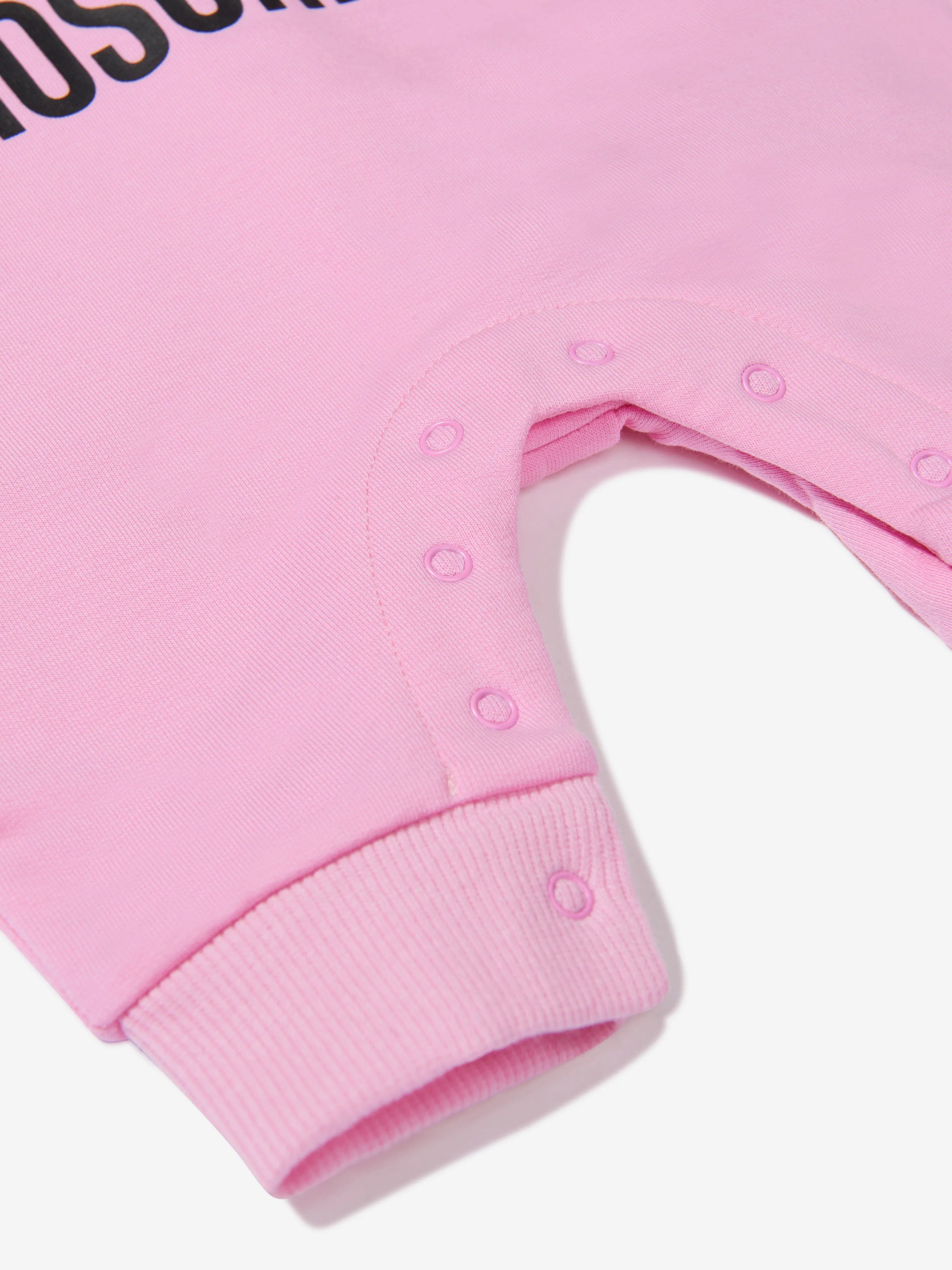 Moschino Baby Girls Cotton Teddy Toy Babysuit In A Gift Box