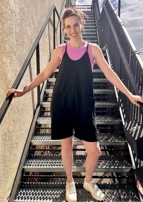 Onyx Tank Terry Romper