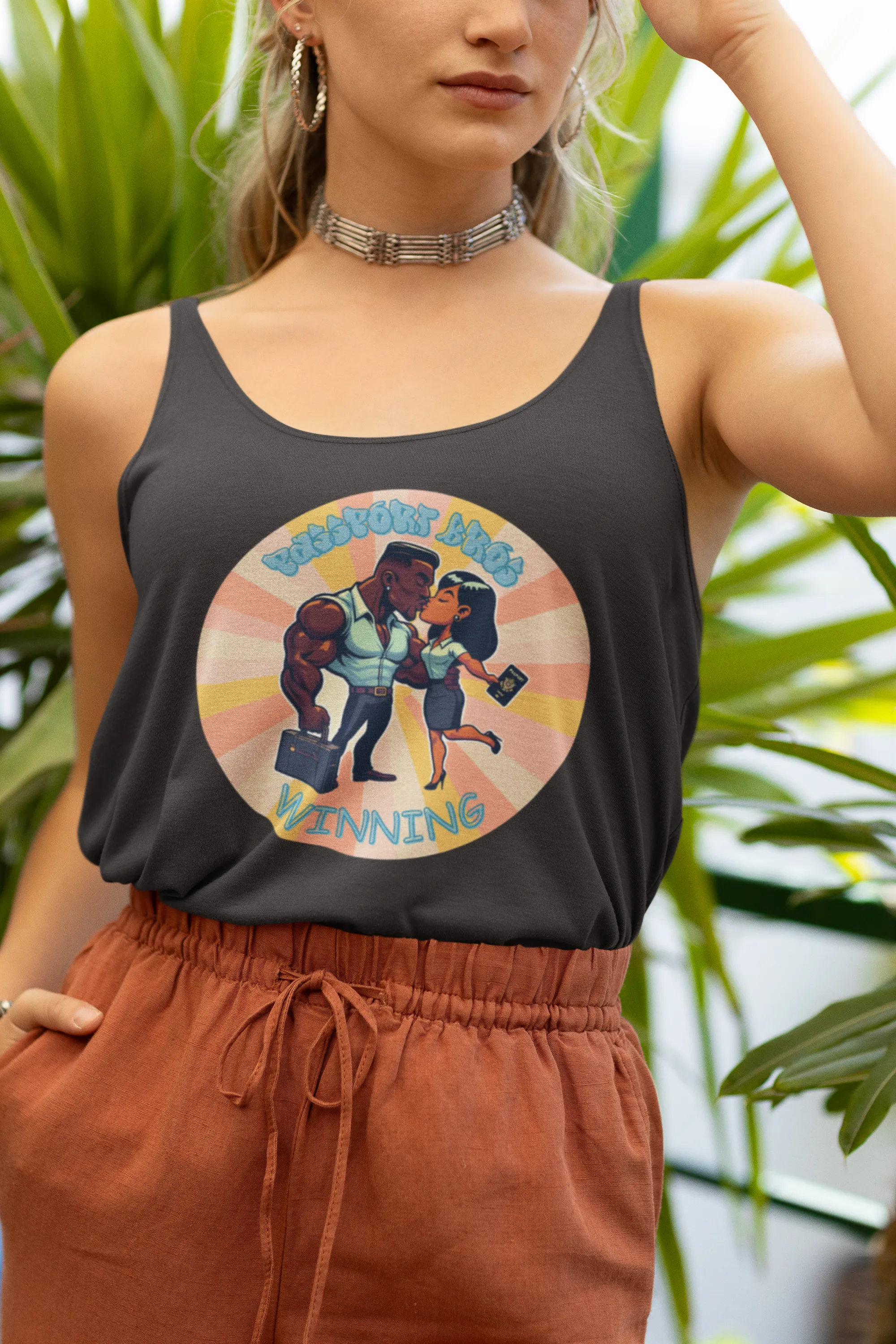 Passport Bros Winning Tank top, travel, find love abroad