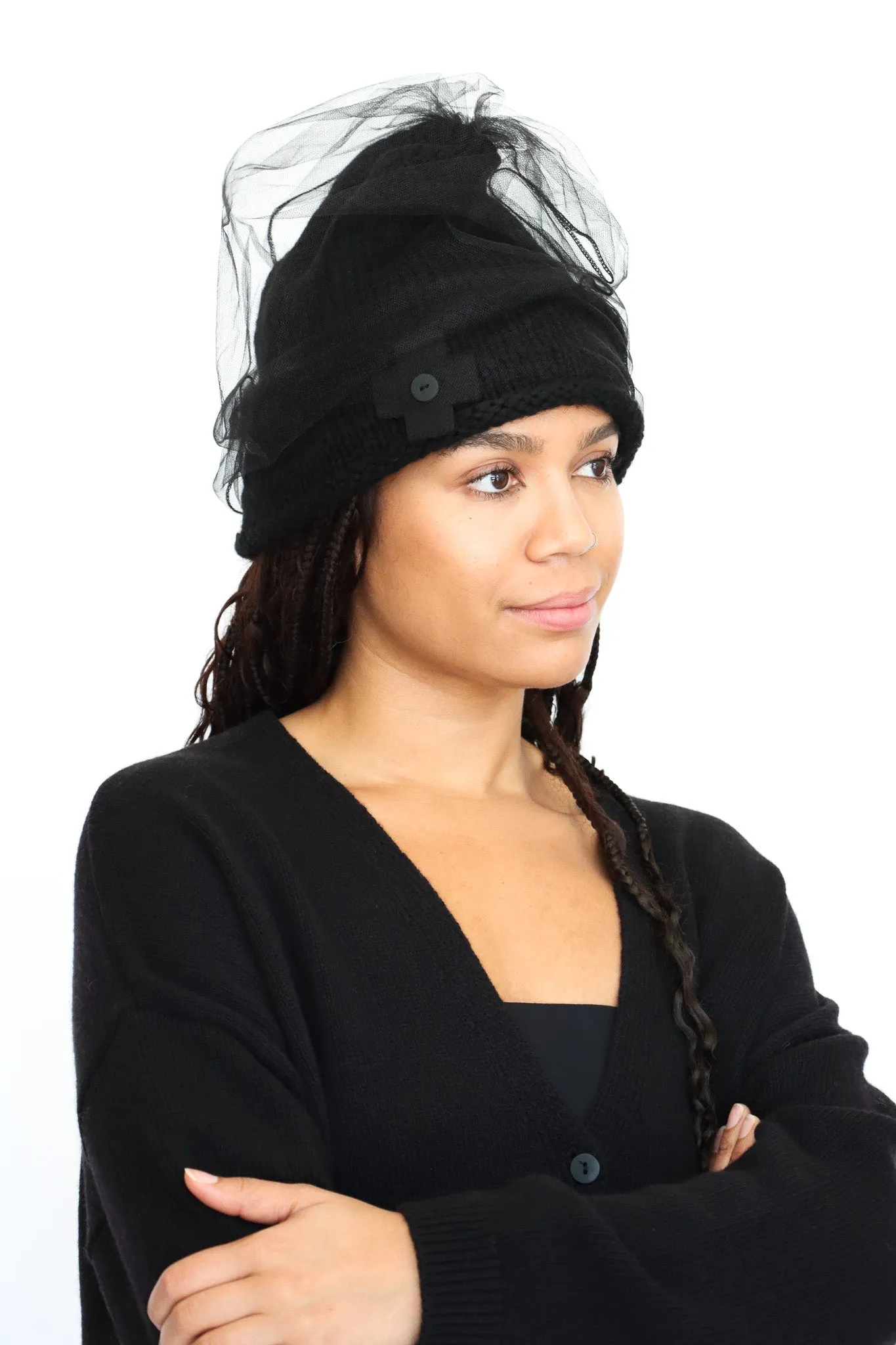 PLUSLAVIE PLÜ Mesh Knit Beanie