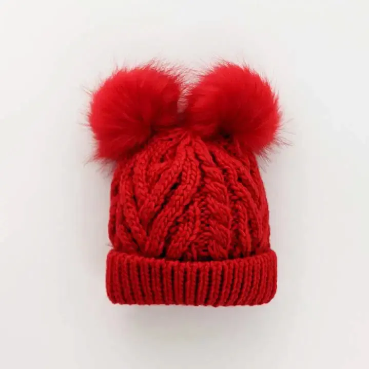 Red Fluffer Hat