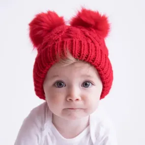 Red Fluffer Hat