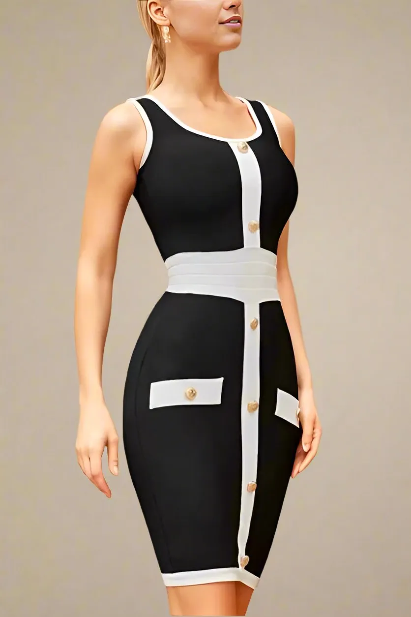 Rosie Bodycon Dress - Classic Black