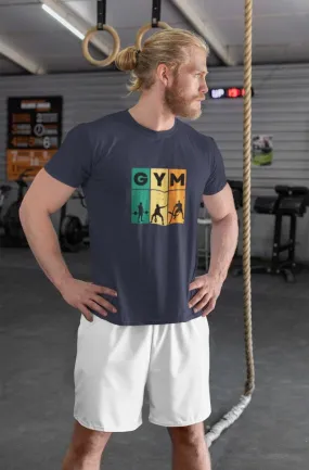Sports wear mens T shirt 'GYM' Design