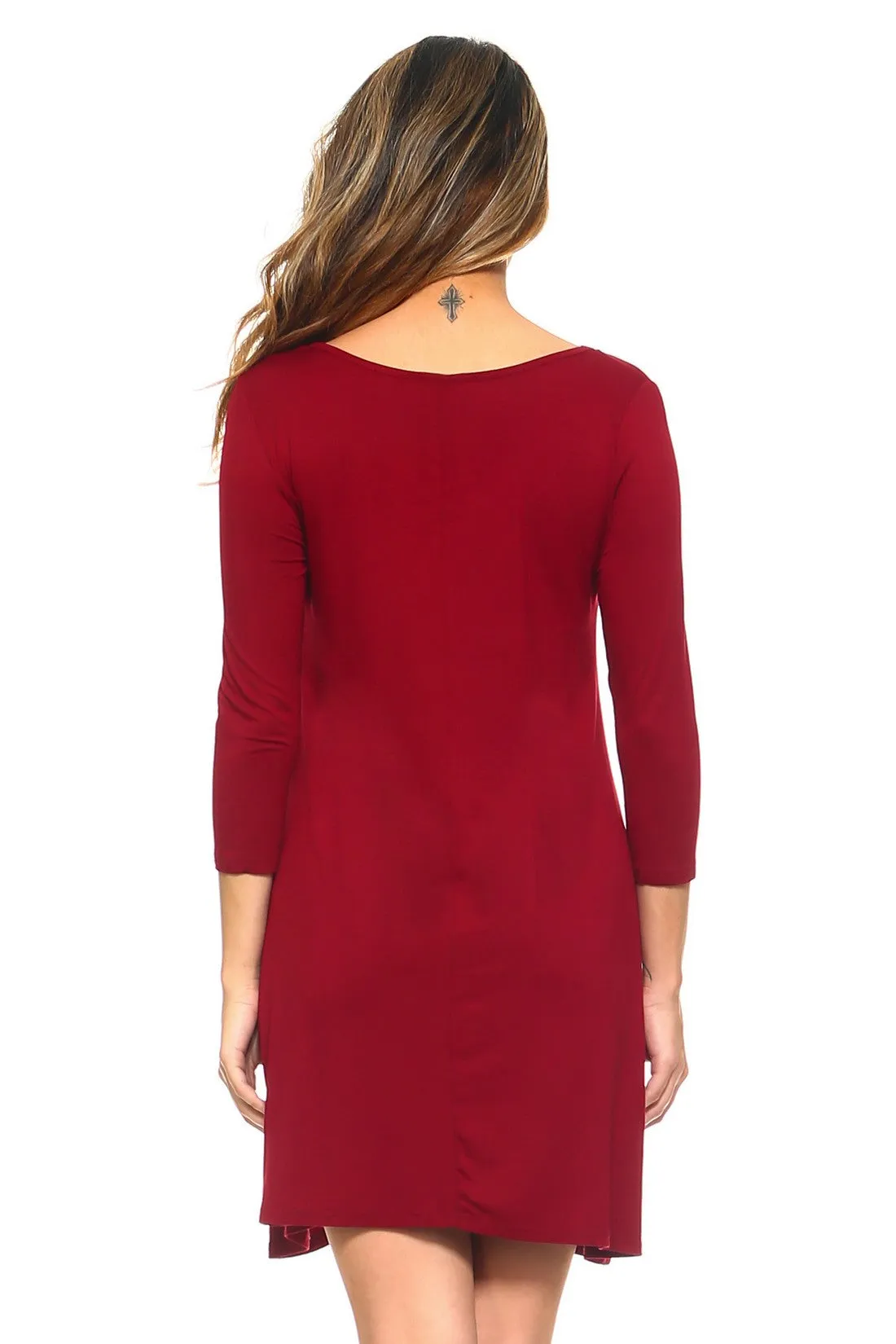 Sunday Strolls Cross Strap Swing Dress