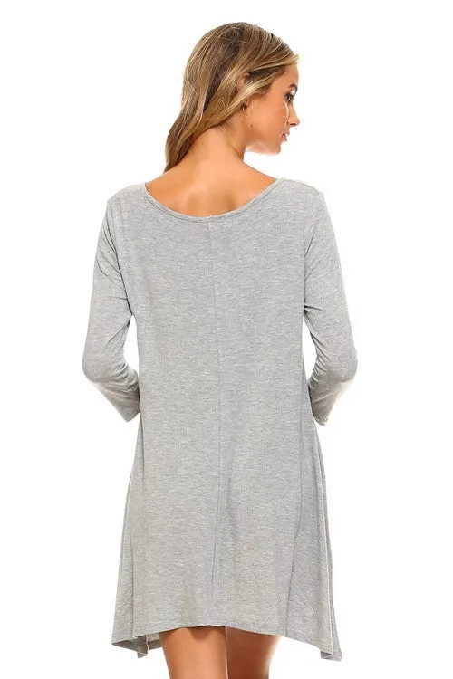 Sunday Strolls Cross Strap Swing Dress
