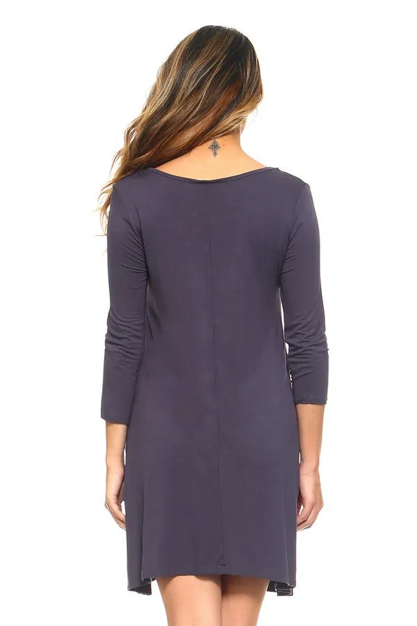 Sunday Strolls Cross Strap Swing Dress