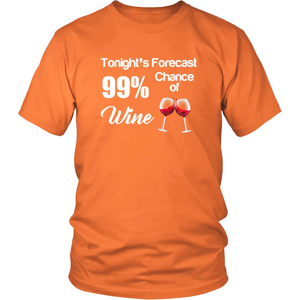 Tonight's Forecast 99& Chance of Wine