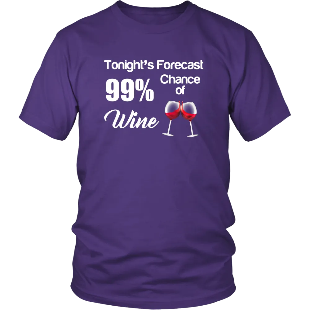 Tonight's Forecast 99& Chance of Wine