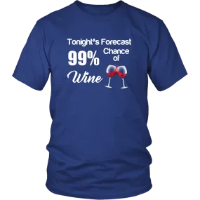 Tonight's Forecast 99& Chance of Wine