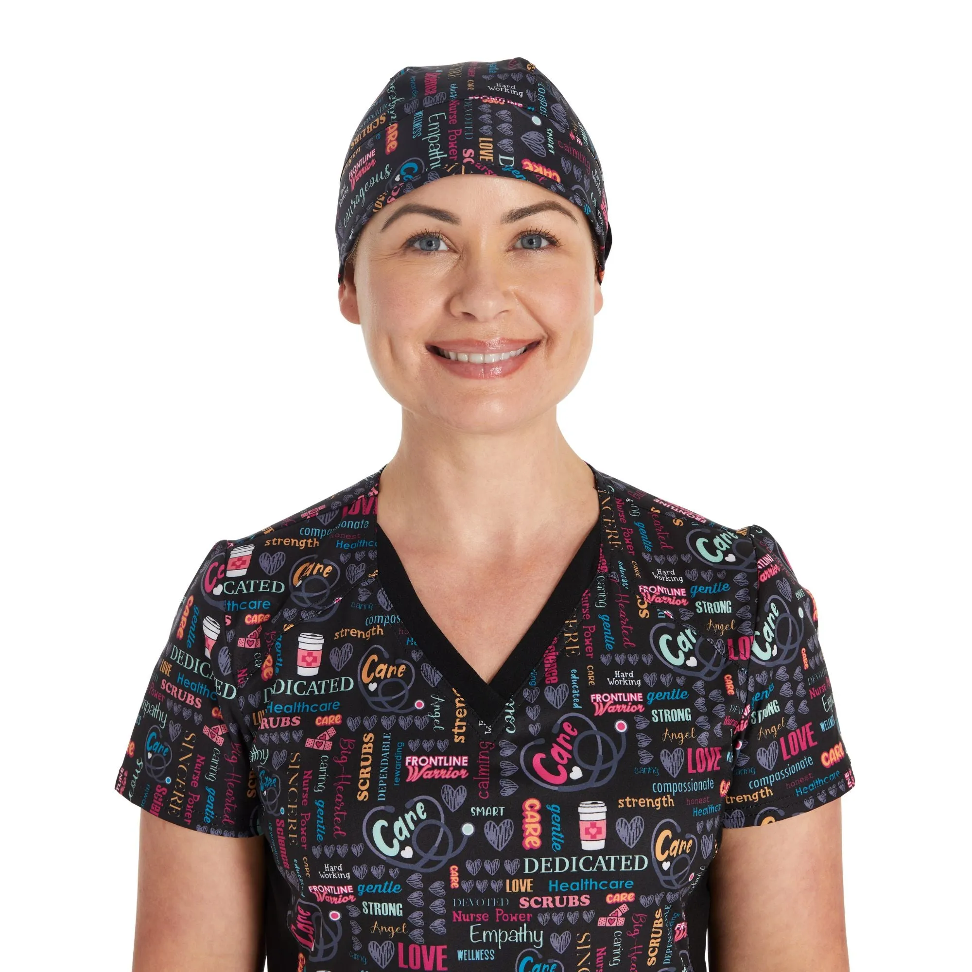 Unisex Print Scrub Hat CK513