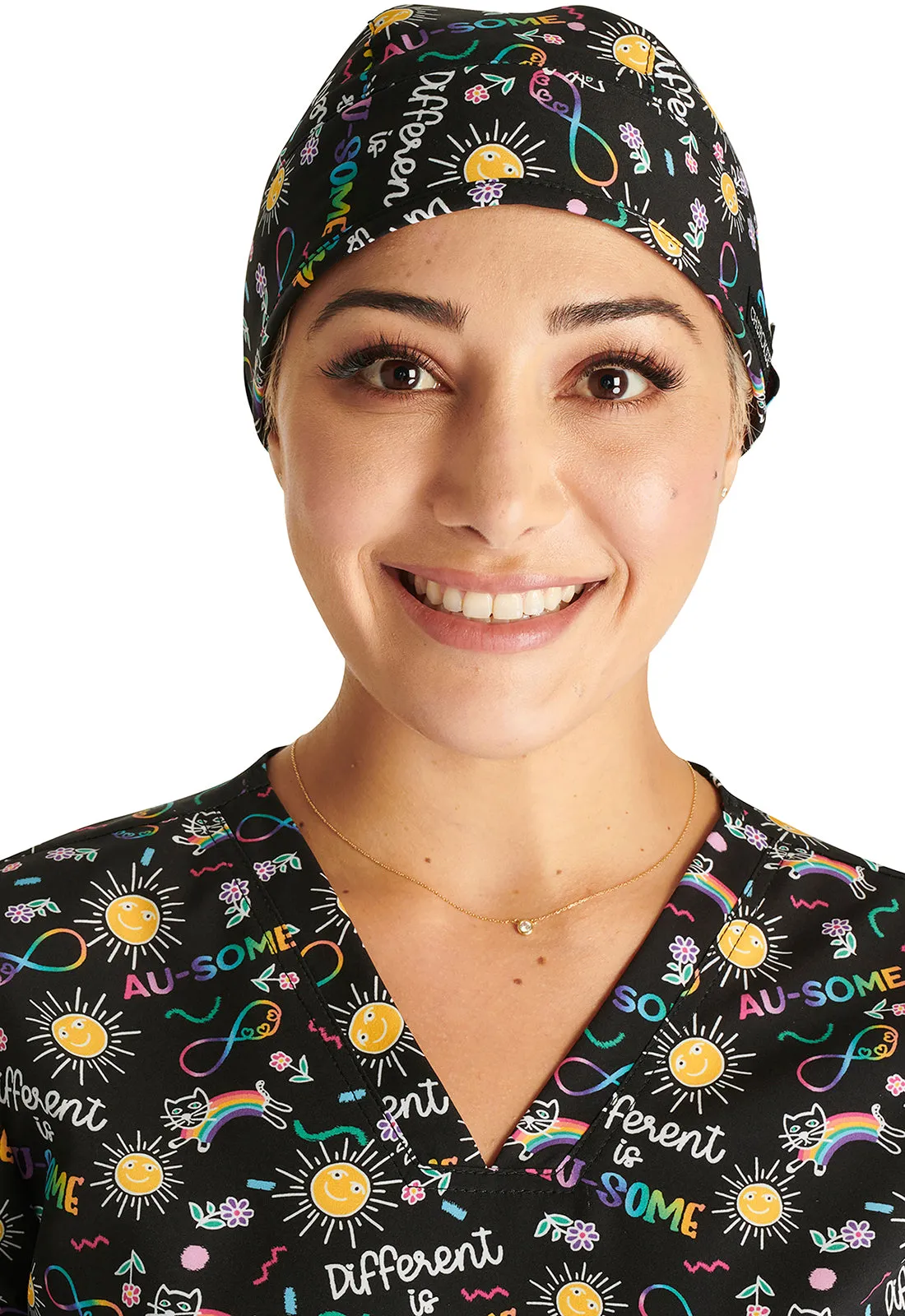 Unisex Print Scrub Hat CK513