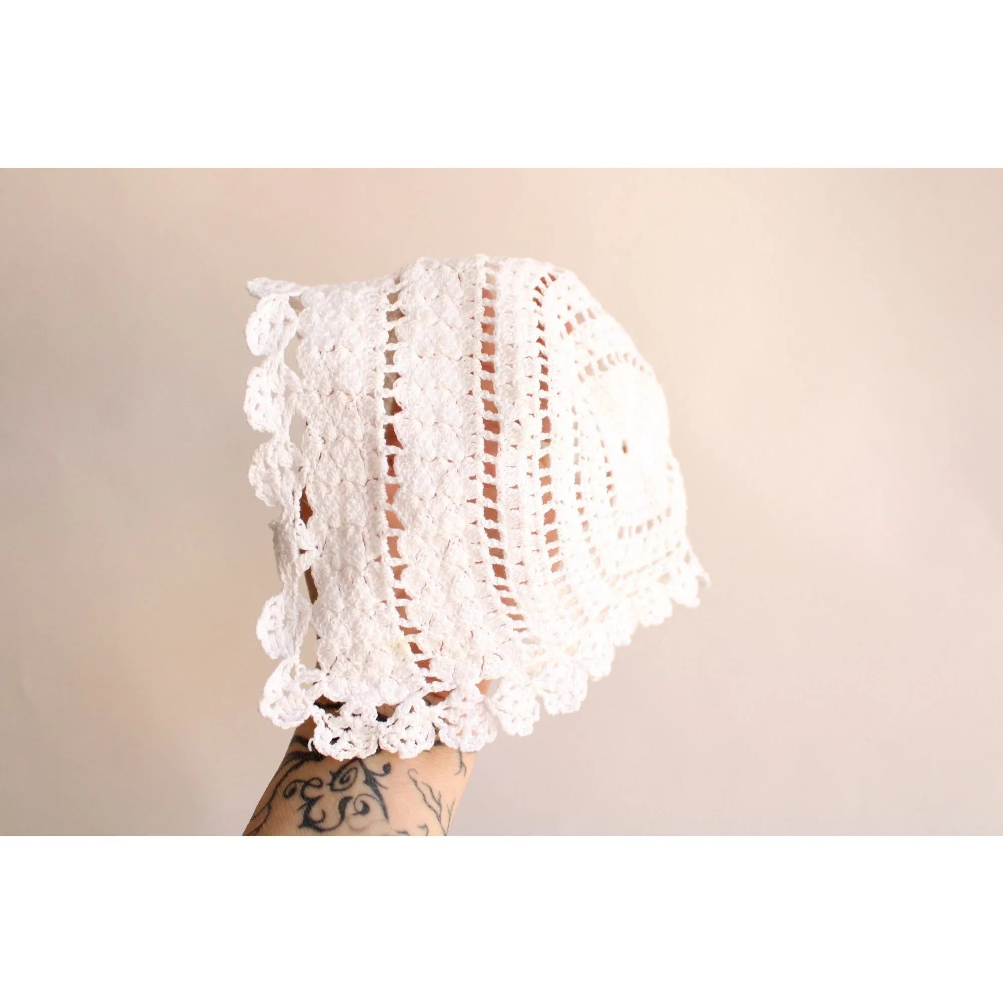 Vintage 1950s 1960s Baby Bonnet