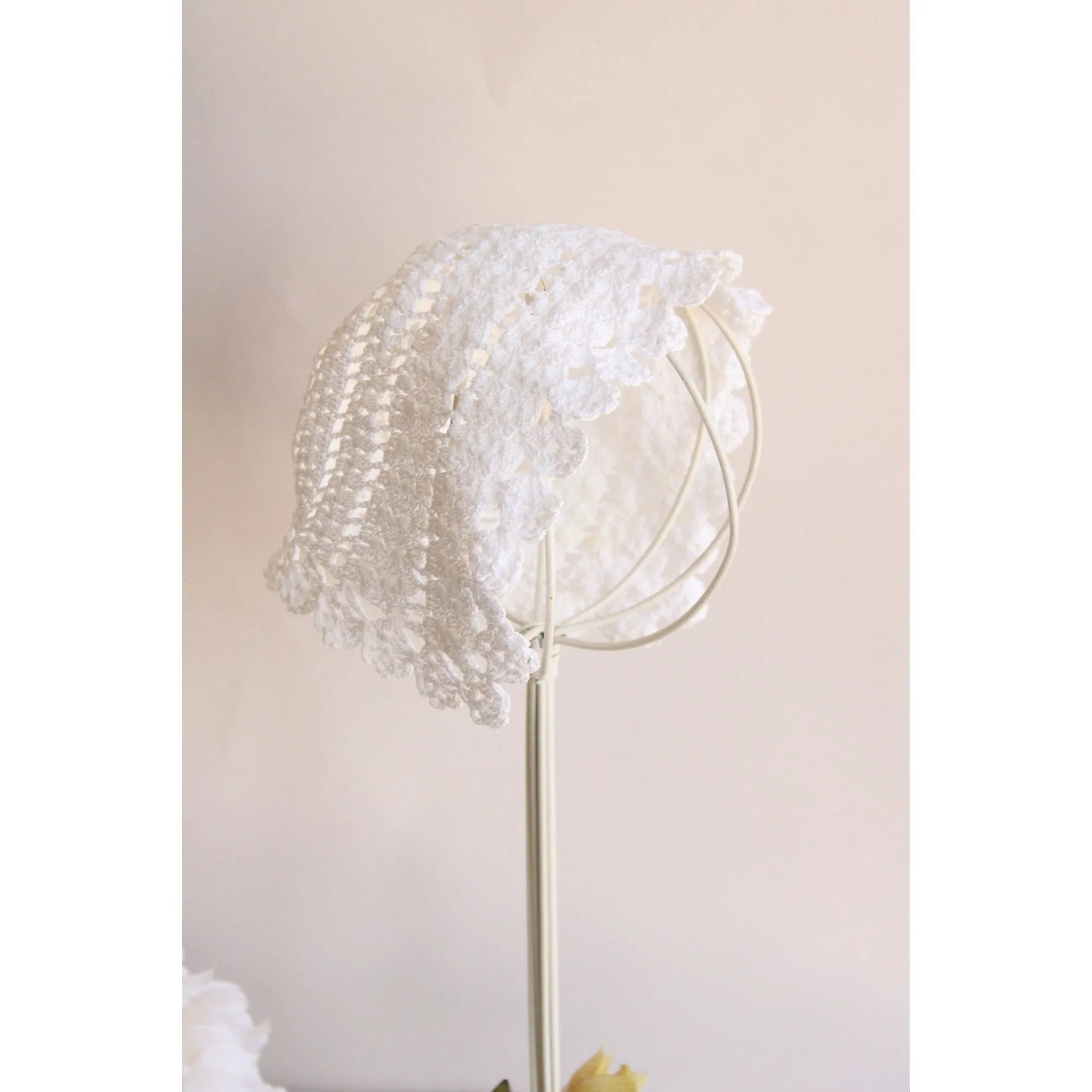Vintage 1950s 1960s Baby Bonnet