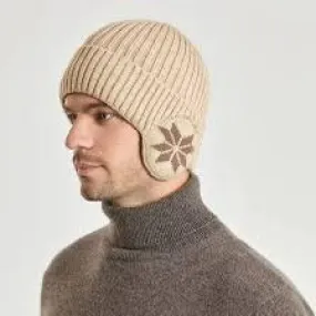 Winter Knit Beanie Hat for Men Women Outdoor Cycling Thick Fleece Lined Cap X4985104